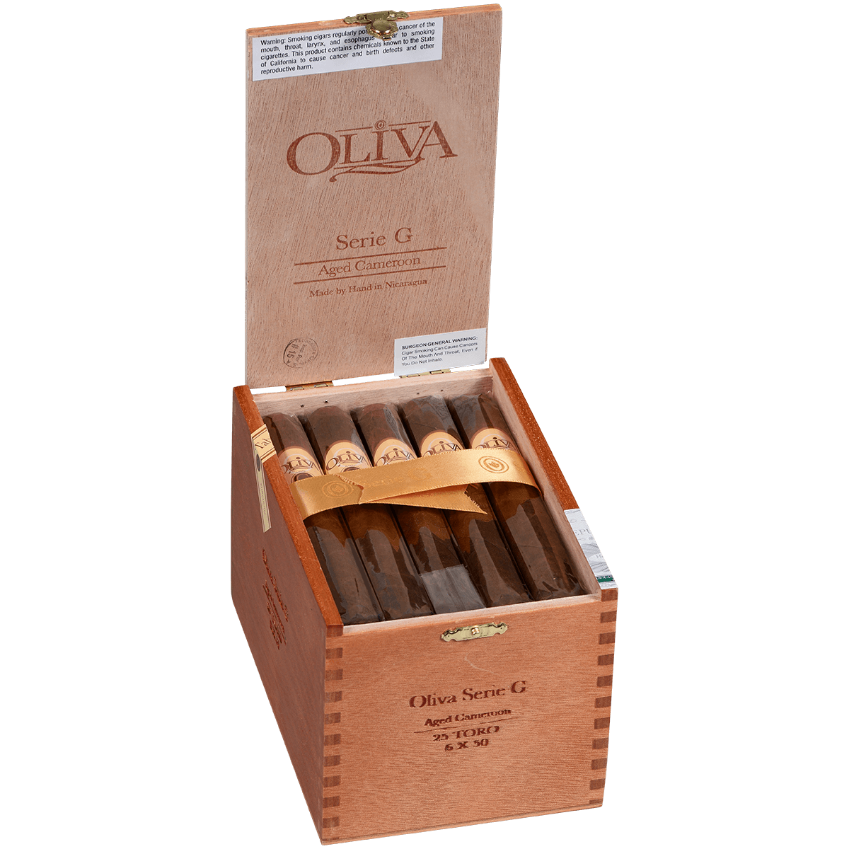 Oliva Serie G Cameroon Toro 25 Ct. Box 6.00X50