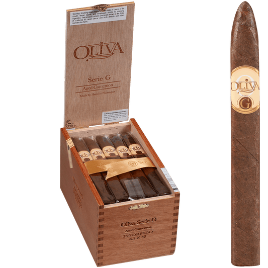 Oliva Serie G Cameroon Torpedo 25 Ct. Box 6.50X52