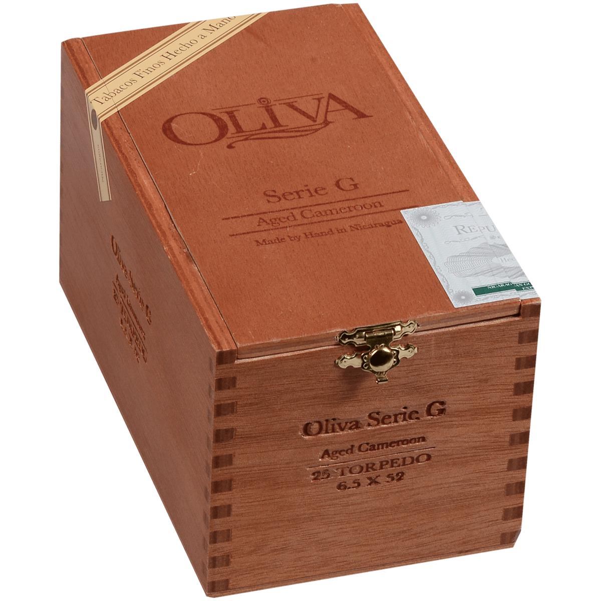 Oliva Serie G Cameroon Torpedo 25 Ct. Box 6.50X52