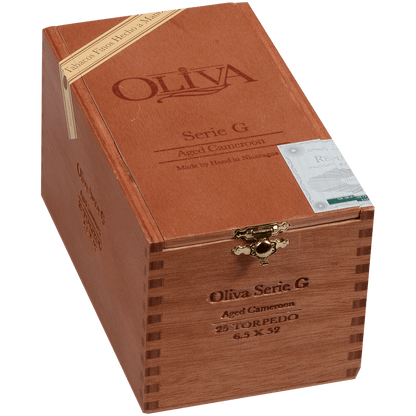 Oliva Serie G Cameroon Torpedo 25 Ct. Box 6.50X52