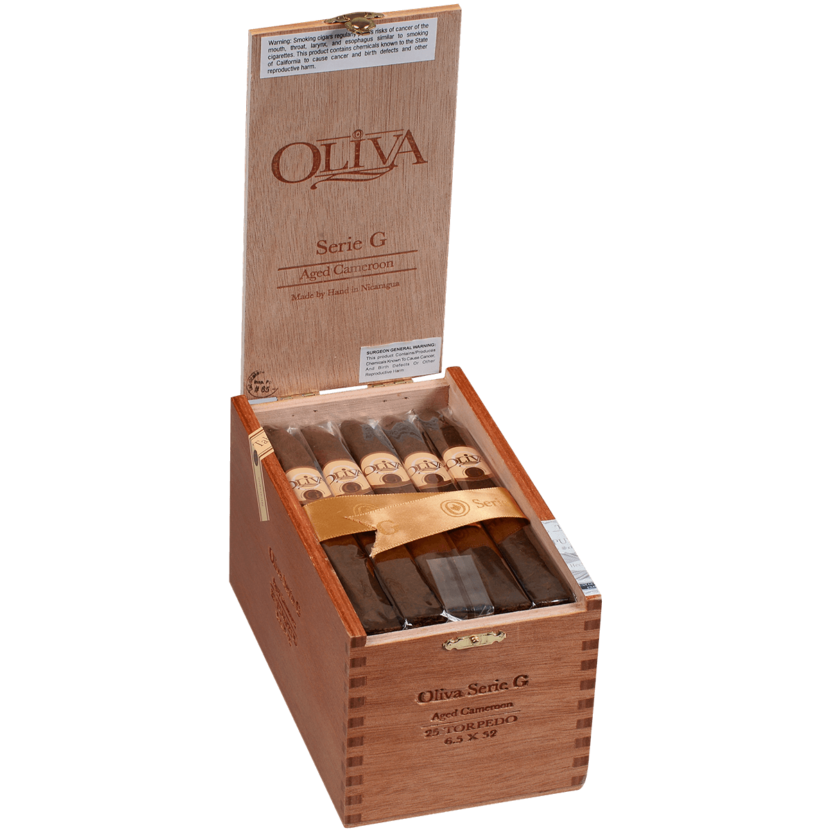 Oliva Serie G Cameroon Torpedo 25 Ct. Box 6.50X52