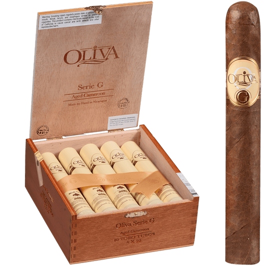 Oliva Serie G Cameroon Tubos 10 Ct. Box 6.00X50