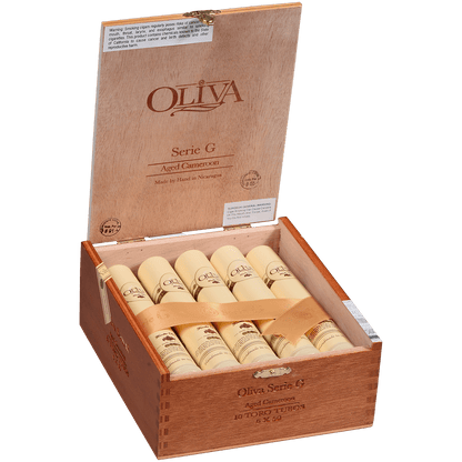 Oliva Serie G Cameroon Tubos 10 Ct. Box 6.00X50