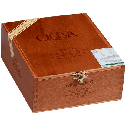 Oliva Serie G Cameroon Tubos 10 Ct. Box 6.00X50