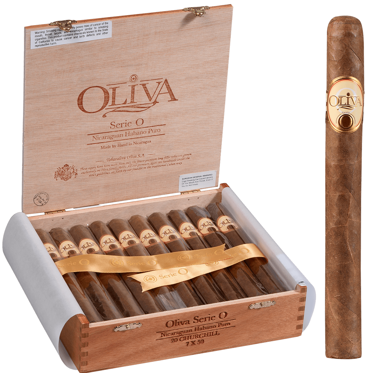 Oliva Serie O Churchill 20 Ct. Box 7.00X50