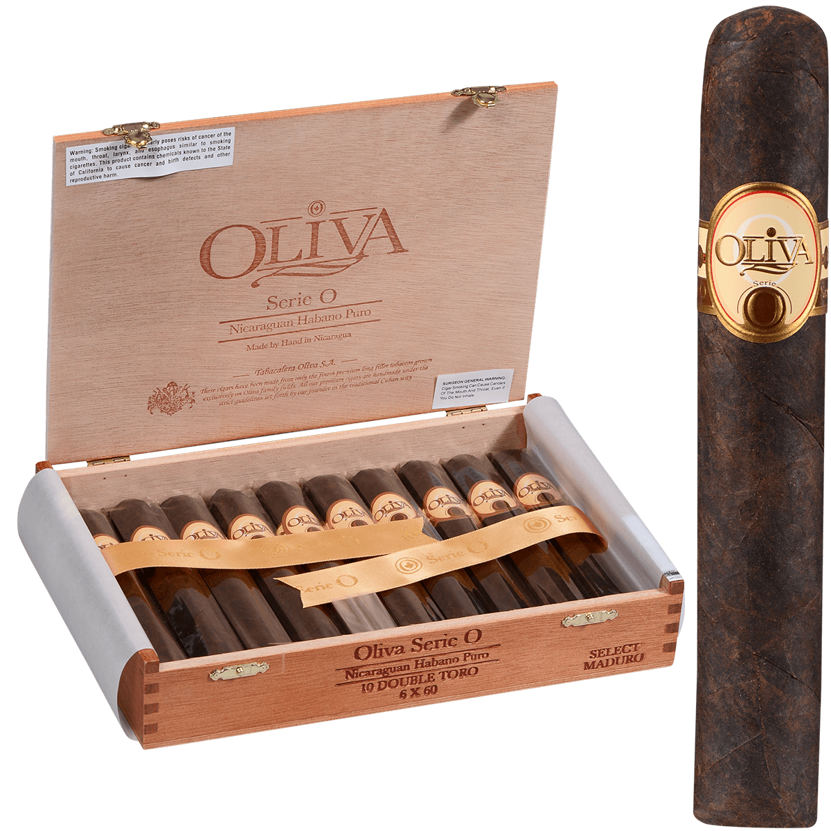 Oliva Serie O Maduro Double Toro 10 Ct. Box 6.00X60