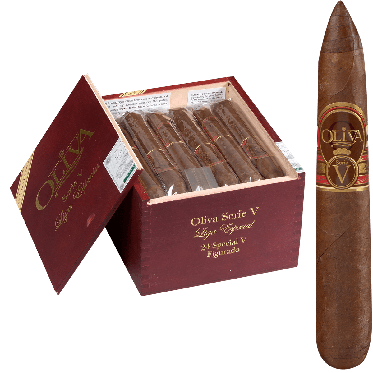 Oliva Serie V Special Figurado 24 Ct. Box 6.00X60