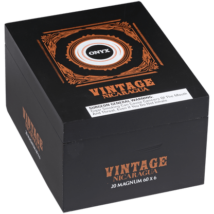 Onyx Vintage Nicaragua Magnum 20 Ct. Box 6.00X61