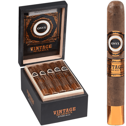 Onyx Vintage Nicaragua Toro 20 Ct. Box 6.00X54