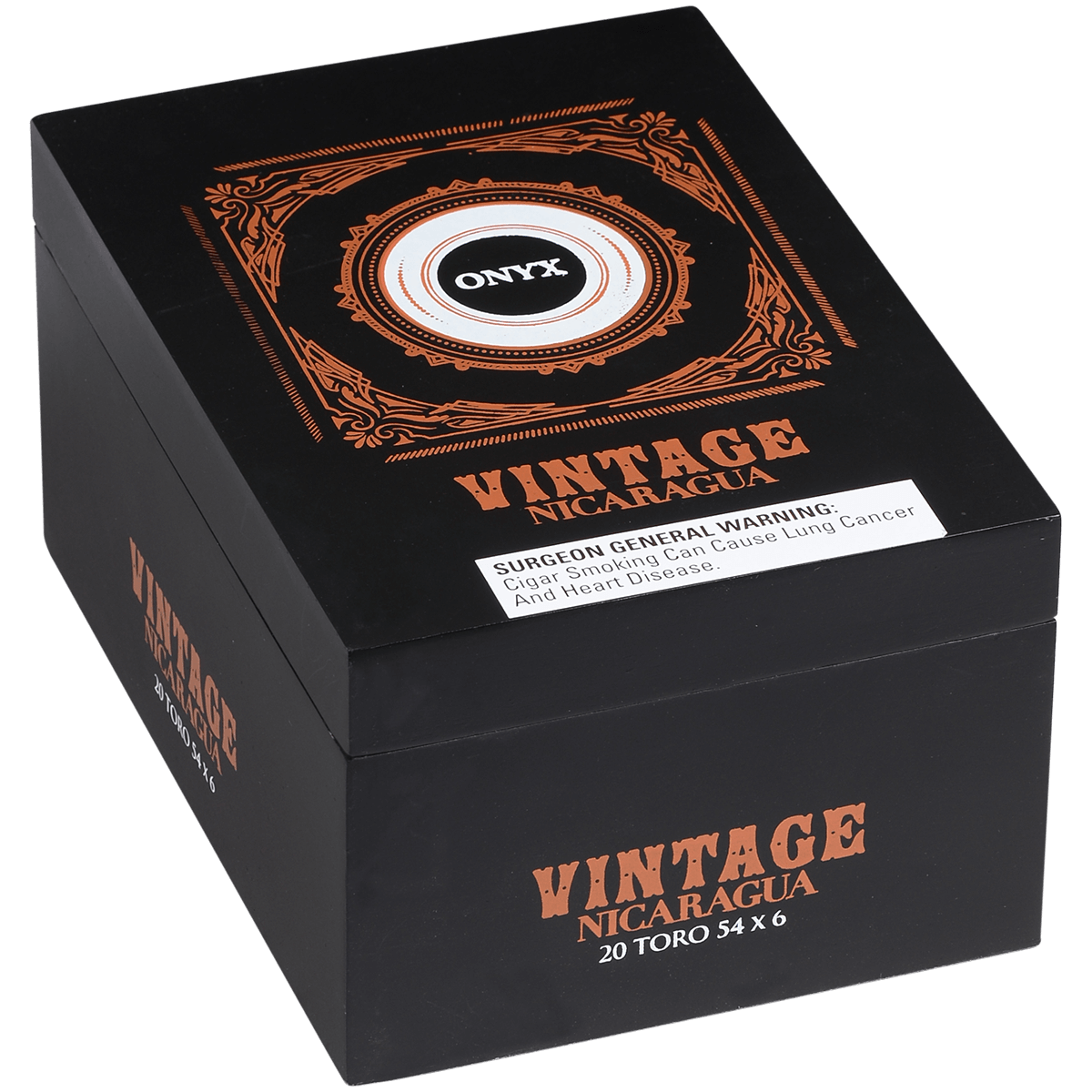 Onyx Vintage Nicaragua Toro 20 Ct. Box 6.00X54