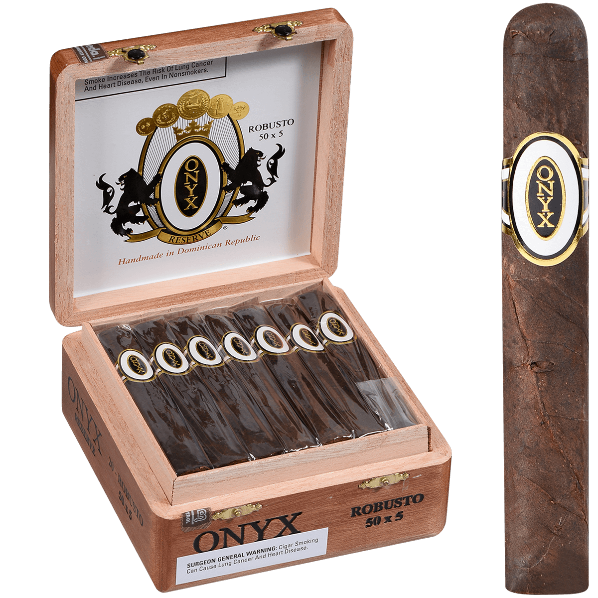 Onyx Reserve Robusto 20 Ct. Box 5.00X50