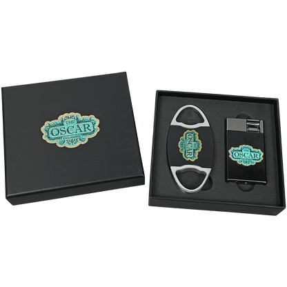 PROMO OSCAR CUTTER AND LIGHTER GIFTSET