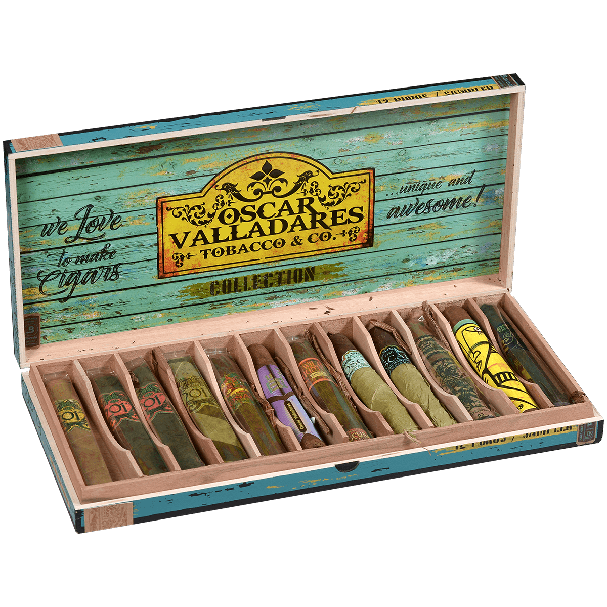 Sampler Oscar Valladares Collection 12 Ct. Box