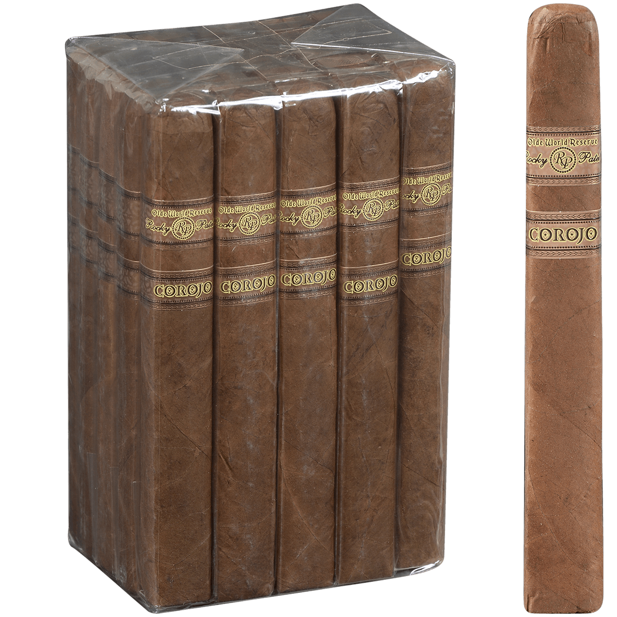 Rocky Patel Olde World Reserve Corojo Toro 25 Ct. Bundle (Band, Cello) 6.50X52