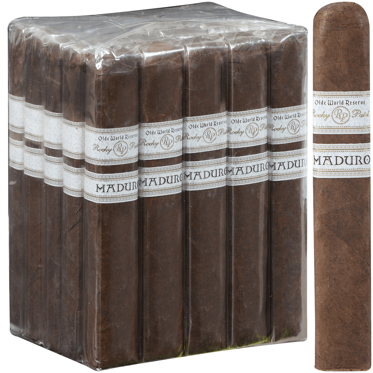Rocky Patel Olde World Reserve Maduro Robusto 25 Ct. Bundle (Band, Cello) 5.50X54