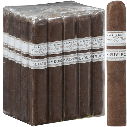 Rocky Patel Olde World Reserve Maduro Robusto 25 Ct. Bundle (Band, Cello) 5.50X54