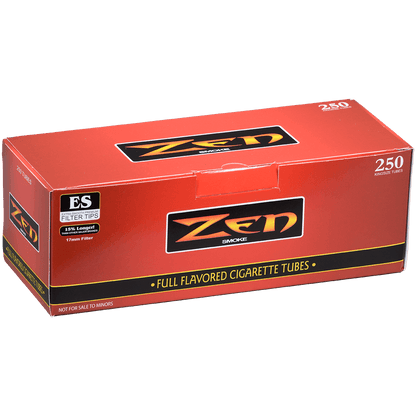 Cigarette Tubes Zen King Size Full Flavor 250 Ct. Box