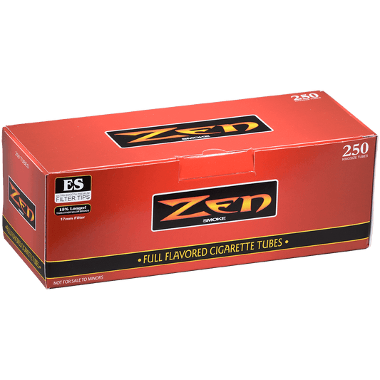 Cigarette Tubes Zen King Size Full Flavor 250 Ct. Box
