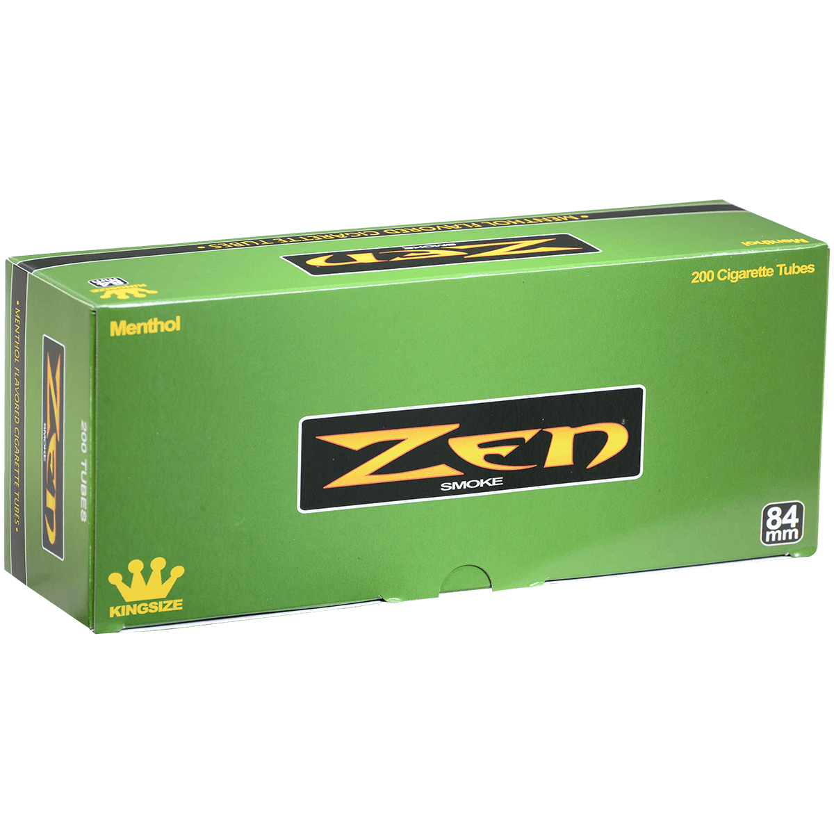 Cigarette Tubes Zen King Size Menthol 200 Ct. Box