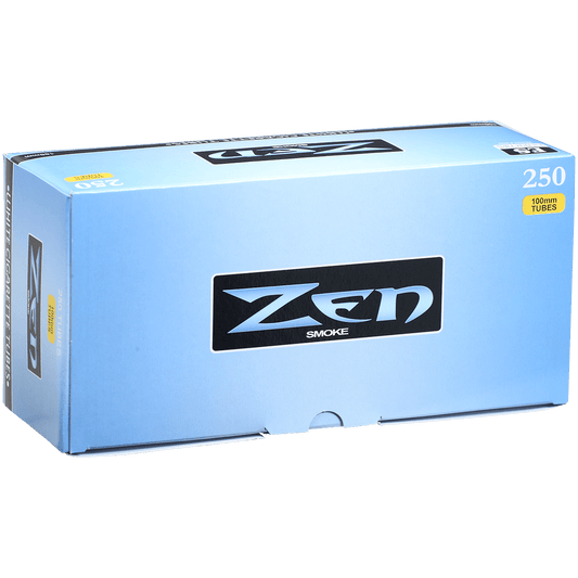 Cigarette Tubes Zen 100Mm White 250 Ct. Box