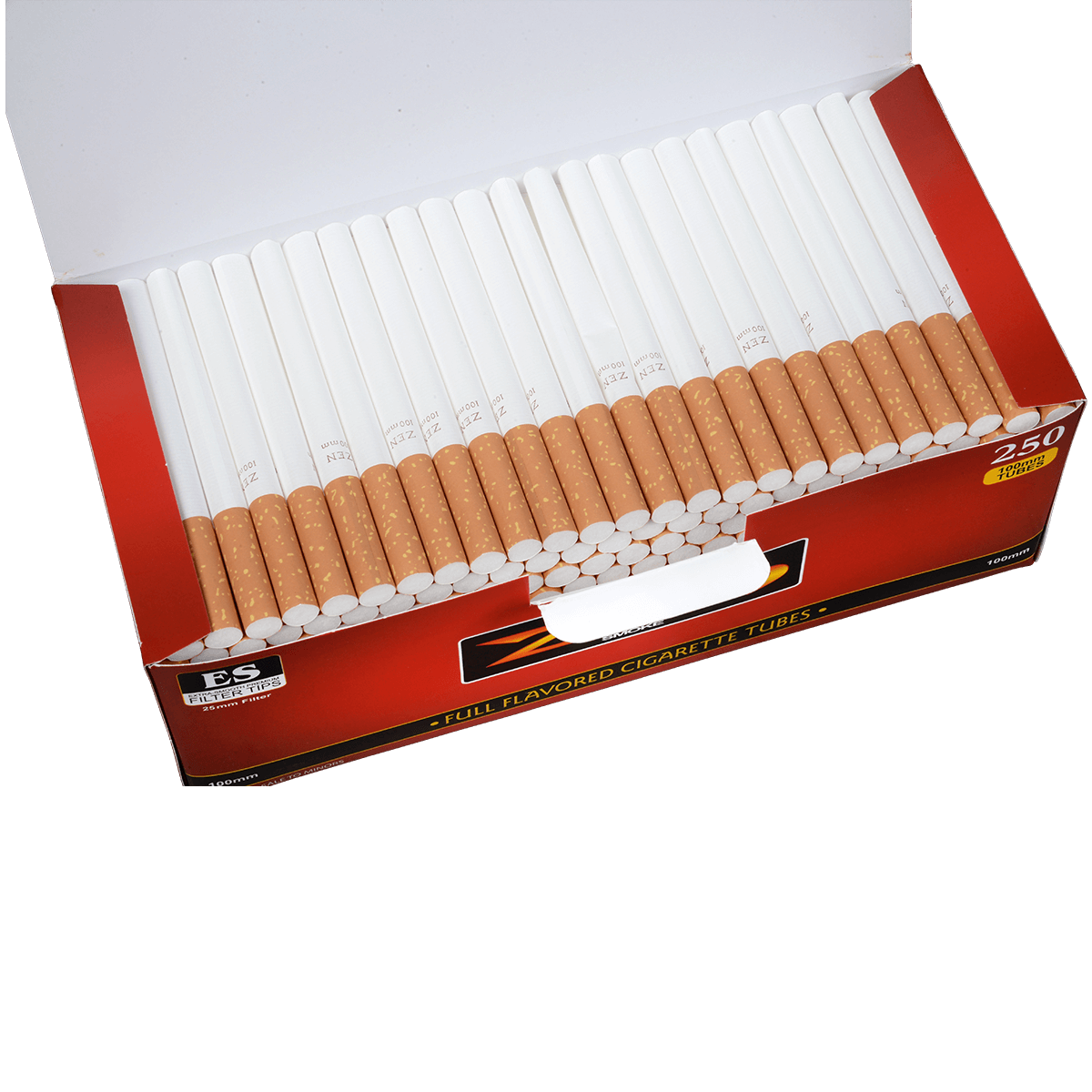 Cigarette Tubes Zen 100Mm Full Flavor 250 Ct. Box