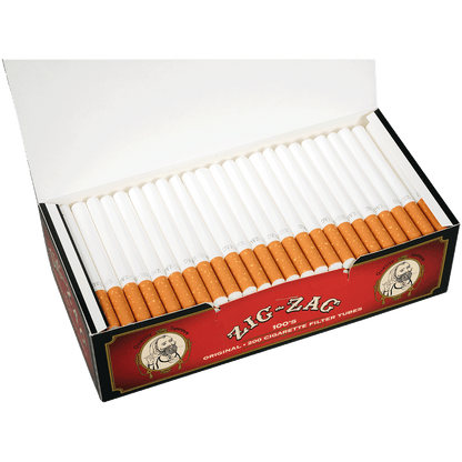 Cigarette Tubes Zig Zag 100Mm Full Flavor 200 Ct. Box