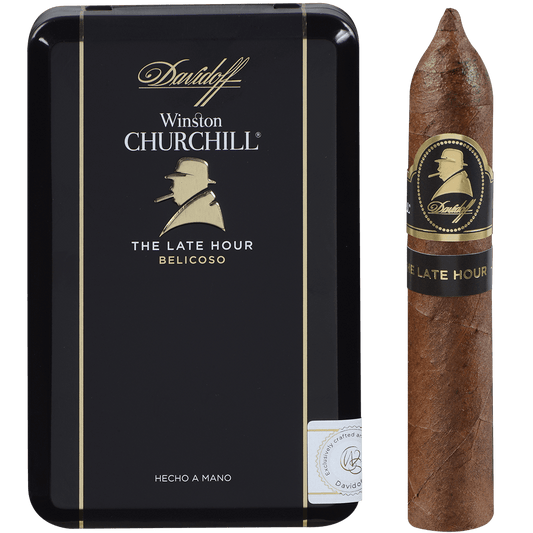 Davidoff Winston Churchillthe Late Hour Belicoso 20Ct 5/4 Tin 4.50X46