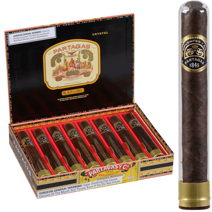Partagas Black Label Crystal 8 Ct. Box 5.50X50