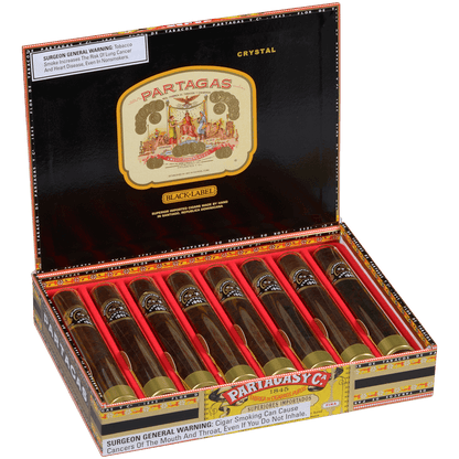 Partagas Black Label Crystal 8 Ct. Box 5.50X50