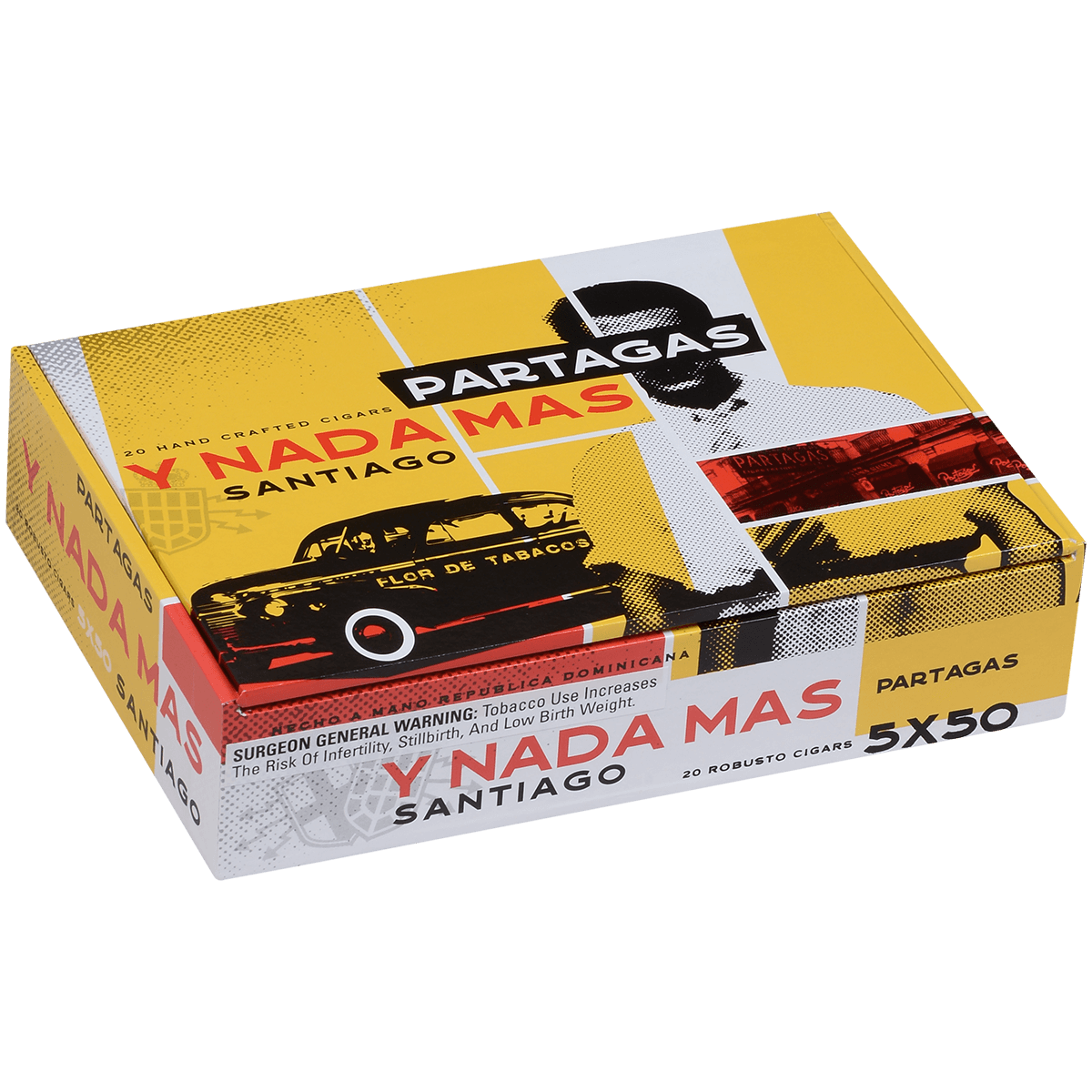 Partagas Y Nada Mas Robusto 20 Ct. Box 5.00X50