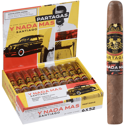 Partagas Y Nada Mas Toro 20 Ct. Box 6.00X52