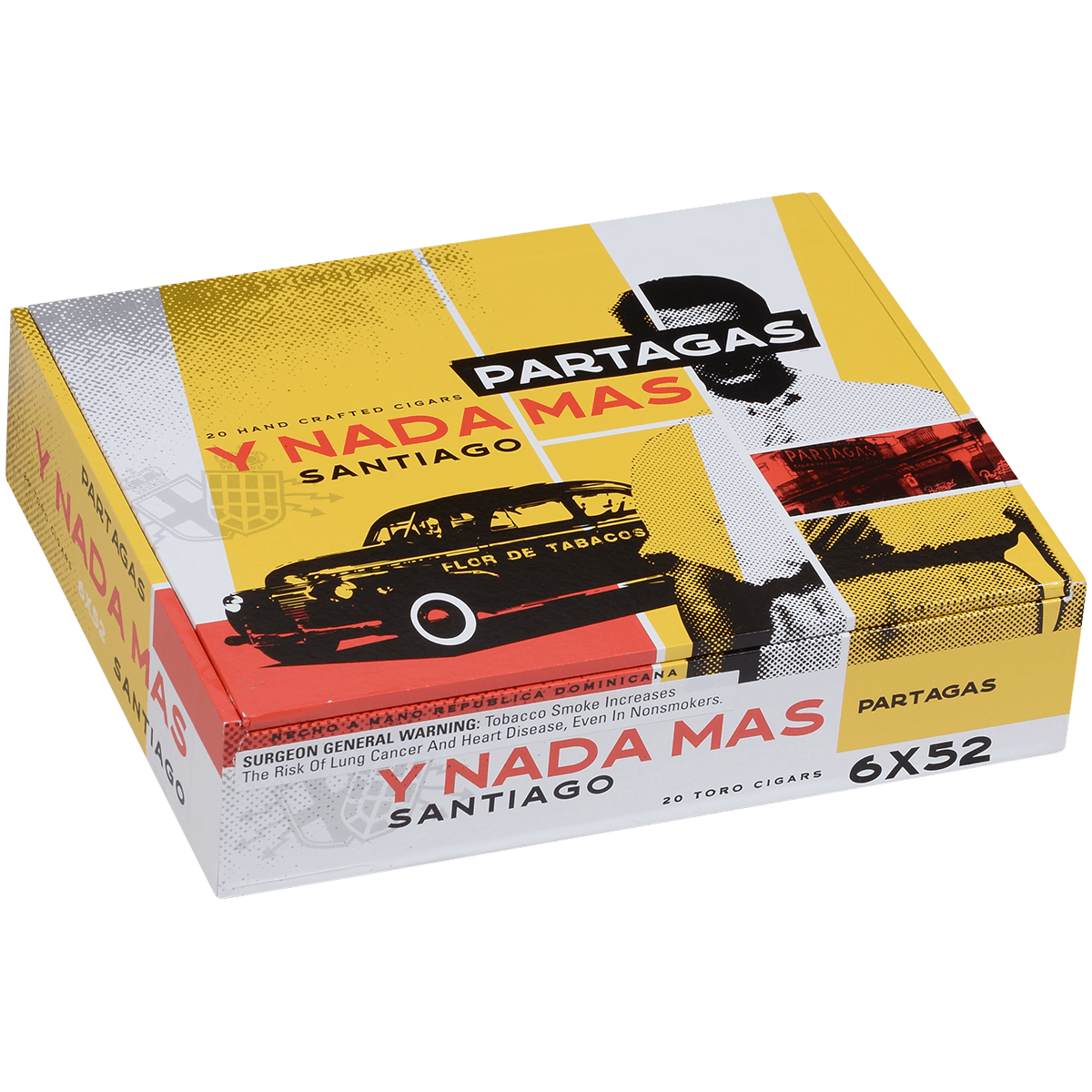 Partagas Y Nada Mas Toro 20 Ct. Box 6.00X52