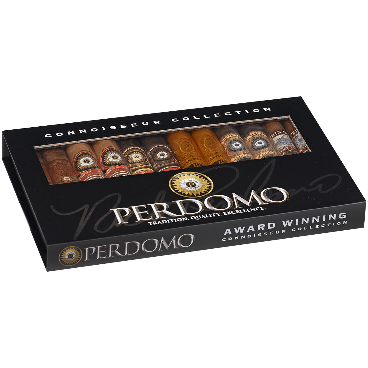 Perdomo Connoisseur Collection Award Winning Sampler 12Ct Box