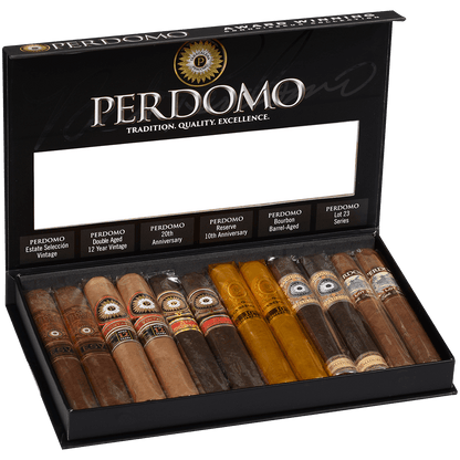 Perdomo Connoisseur Collection Award Winning Sampler 12Ct Box