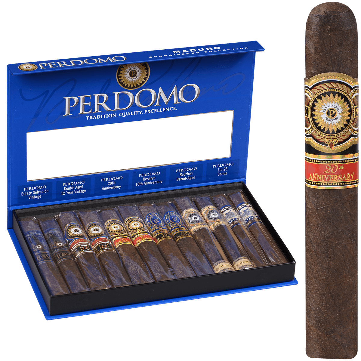 Perdomo Connoisseur Collection Maduro 12Ct. Box