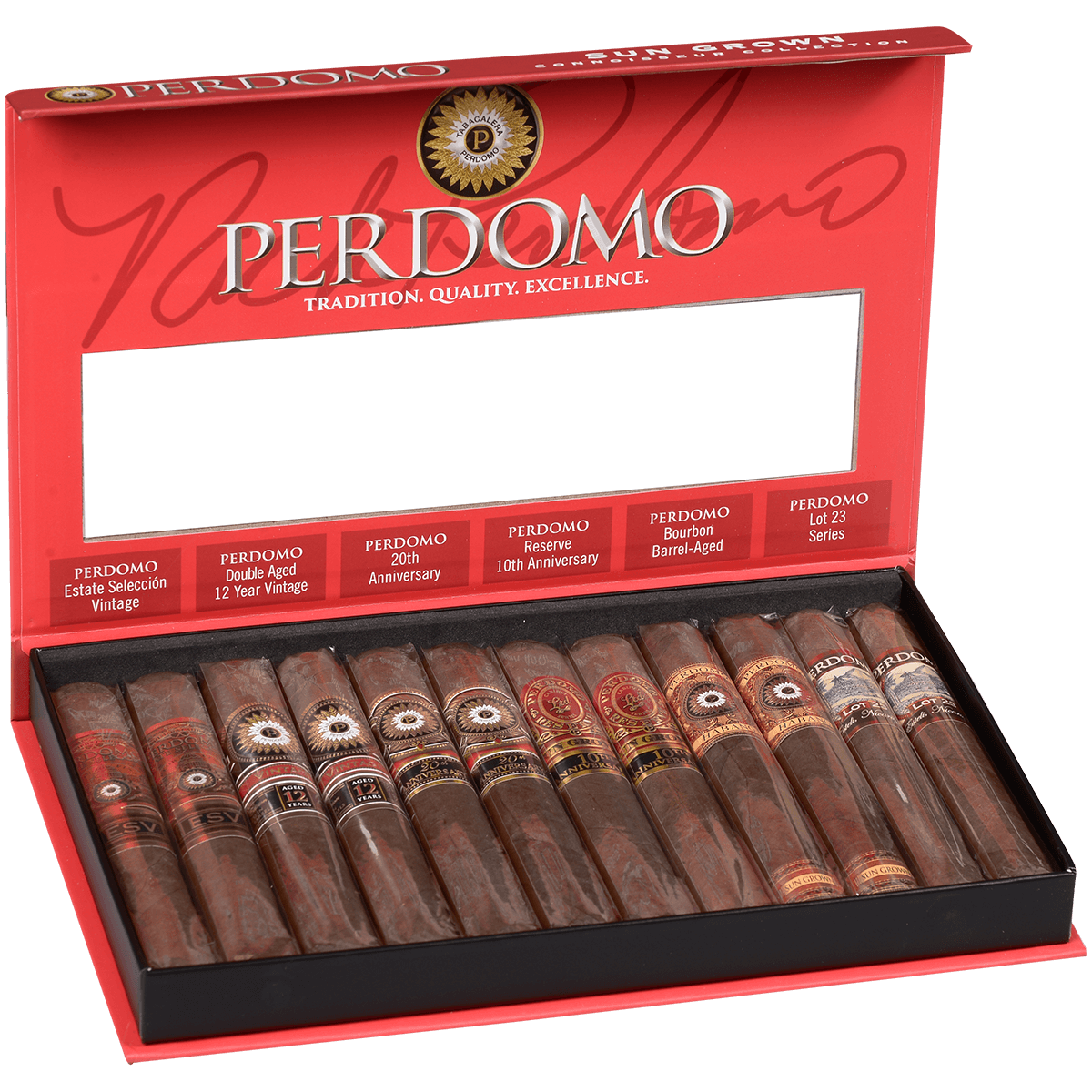 Perdomo Connoisseur Collection Sun Grown 12Ct. Box