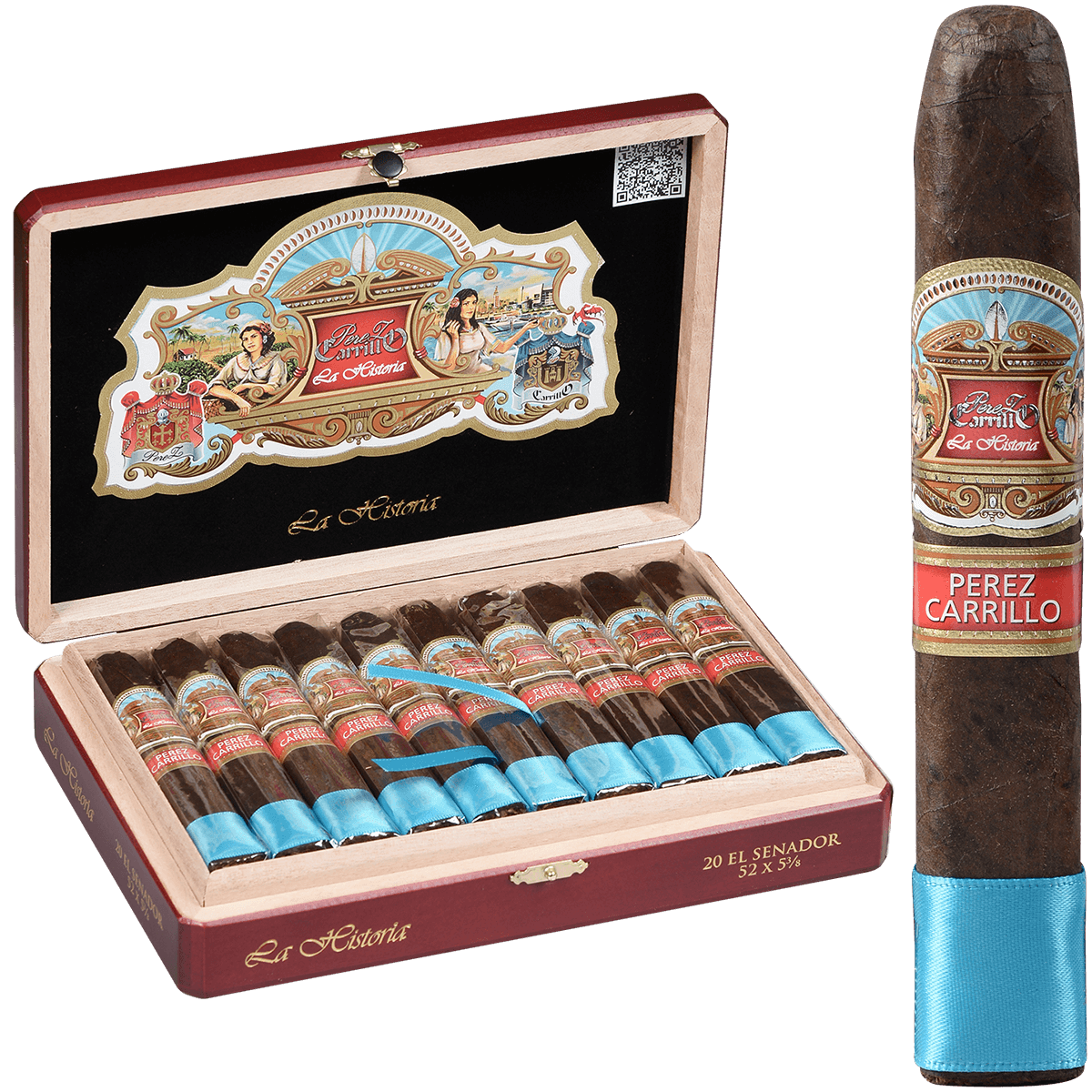 Ep Carillo La Historia El Senador 20 Ct. Box 5.37X52