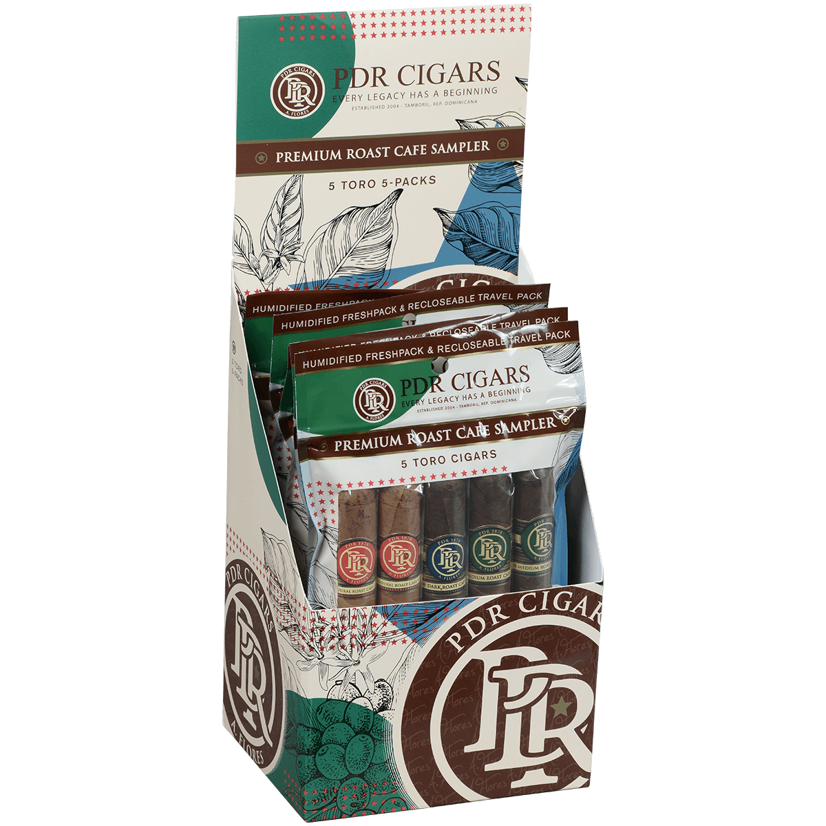 Pdr Fresh Packs Café Toro 6.00X50 5/5 Ct.