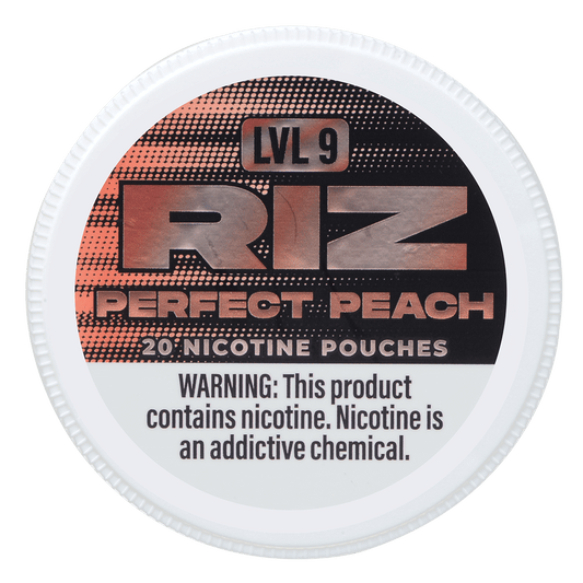 Riz Nicotine Pouches Perfect Peach 12Mg Lvl9 5Pk 20 Pouches/Can