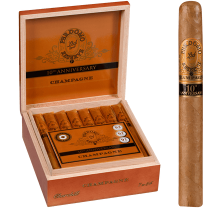 Perdomo 10Th Anniversary Champagne Churchill 25 Ct. Box 7.00X54