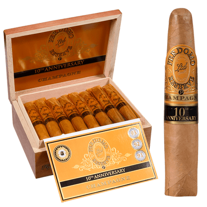 Perdomo 10Th Anniversary Champagne Figurado 25 Ct. Box 4.75X56