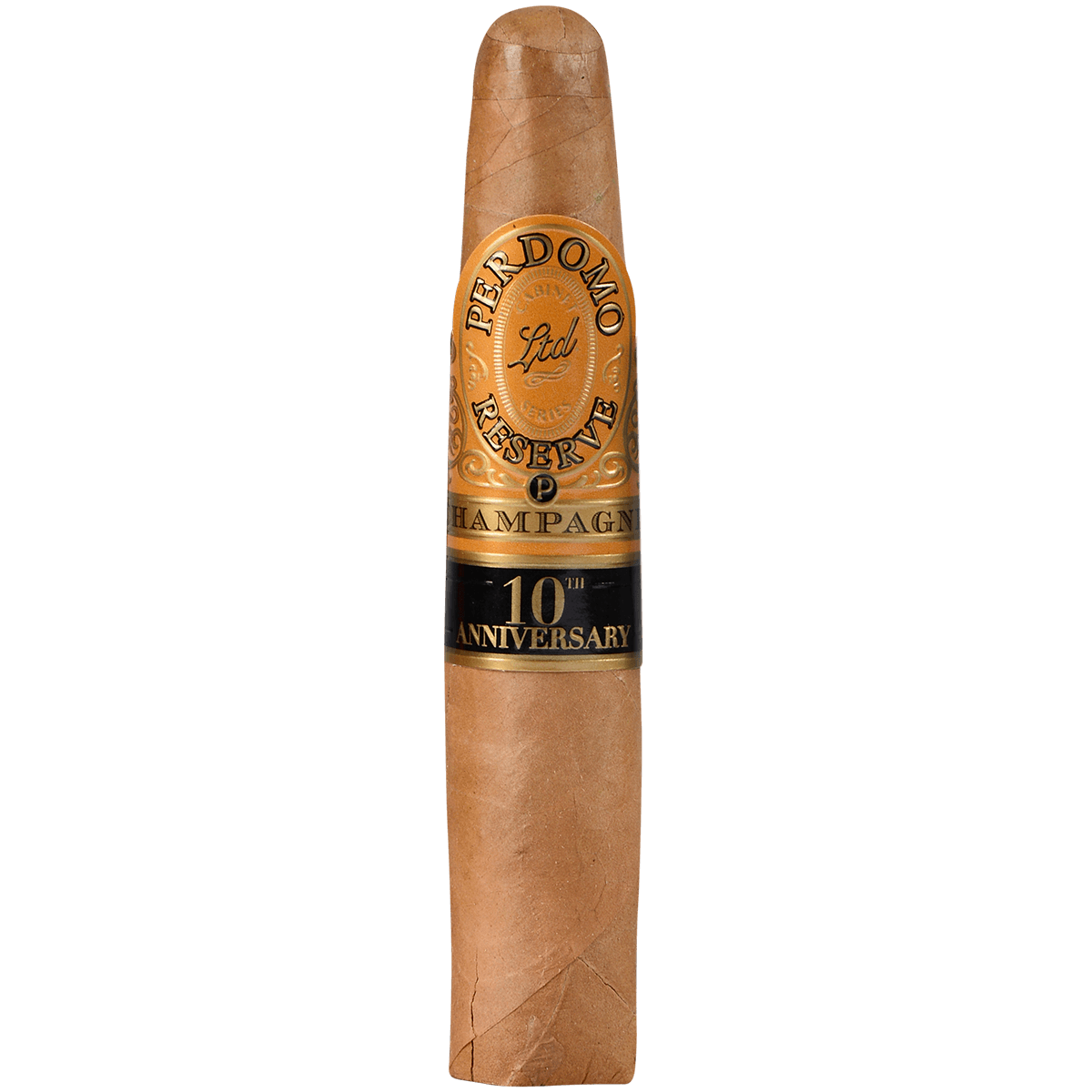 Perdomo 10Th Anniversary Champagne Figurado 25 Ct. Box 4.75X56