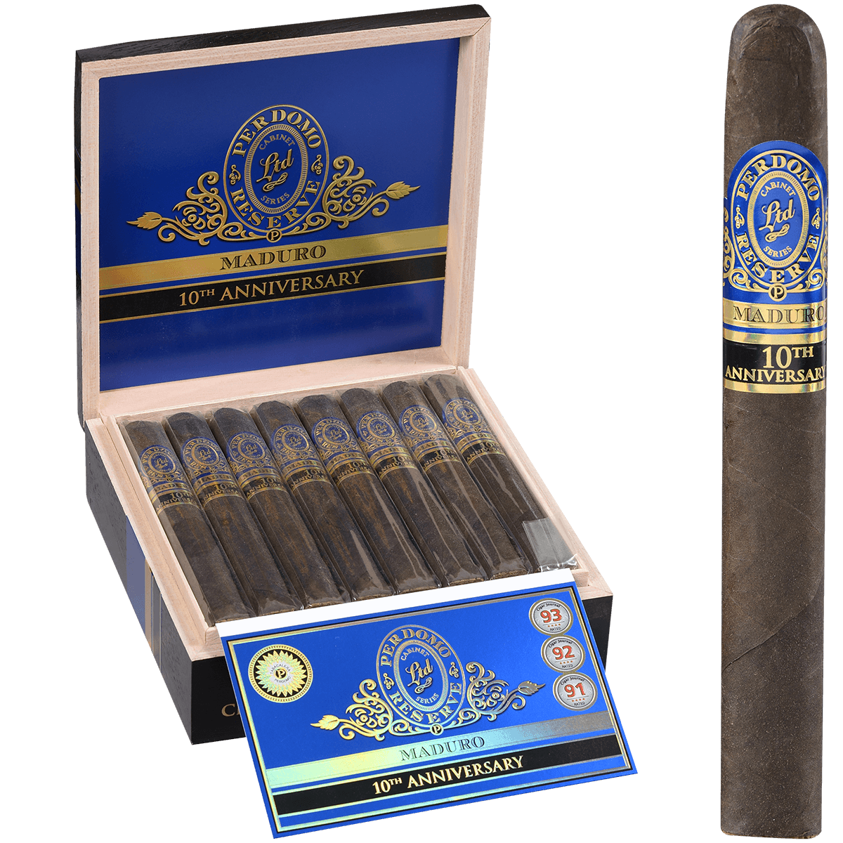 Perdomo Reserve 10Th Anniversary Maduro Bxp Churchill 7.00X54 25Ct. Box