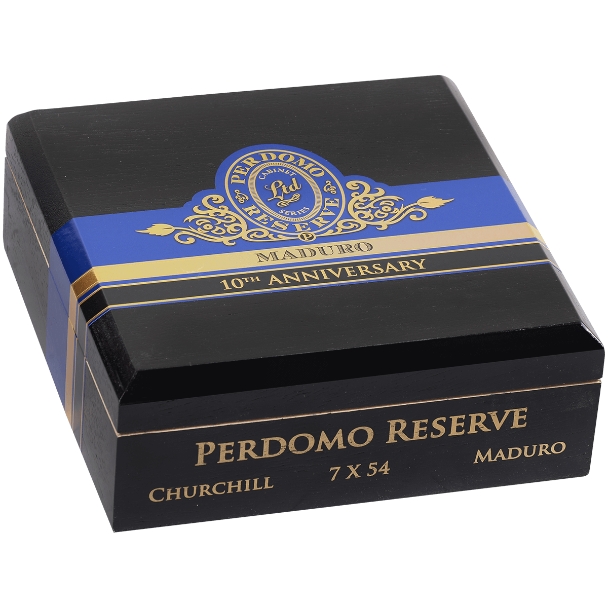 Perdomo Reserve 10Th Anniversary Maduro Bxp Churchill 7.00X54 25Ct. Box