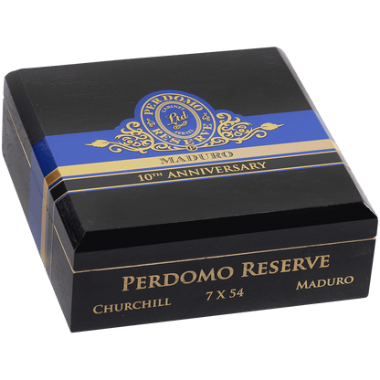 Perdomo Reserve 10Th Anniversary Maduro Bxp Churchill 7.00X54 25Ct. Box