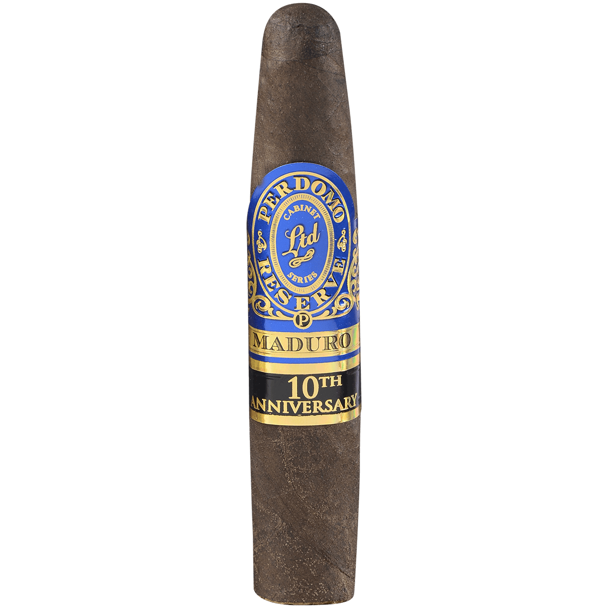Perdomo Reserve 10Th Anniversay Maduro Figuardo 4.75 X 56 25 Ct. Box