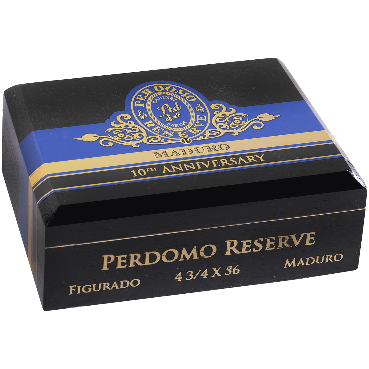 Perdomo Reserve 10Th Anniversay Maduro Figuardo 4.75 X 56 25 Ct. Box