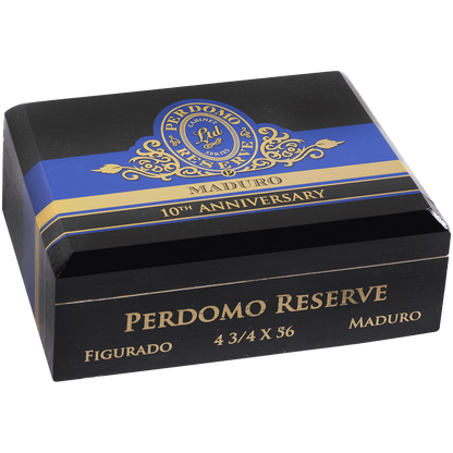 Perdomo Reserve 10Th Anniversay Maduro Figuardo 4.75 X 56 25 Ct. Box