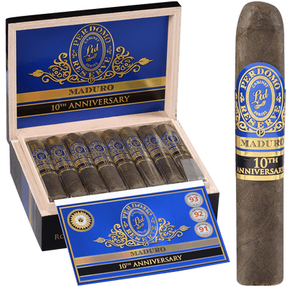 Perdomo Reserve 10Th Anniversary Maduro Bxp Robusto 5.00X54 25 Ct. Box