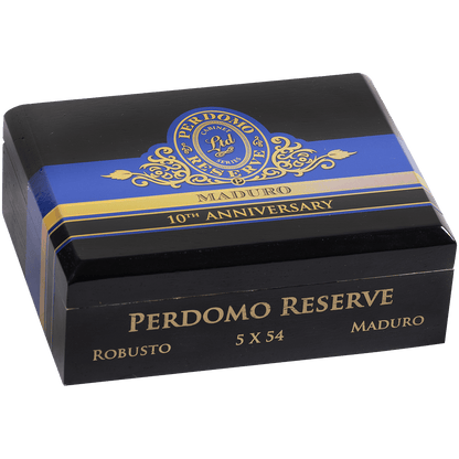 Perdomo Reserve 10Th Anniversary Maduro Bxp Robusto 5.00X54 25 Ct. Box